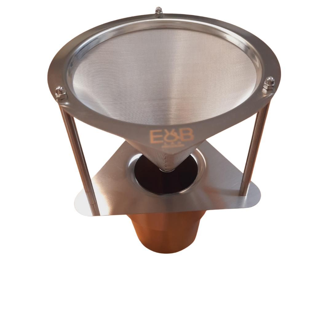 Coffee Dripper Stainless Steel 1-4 Cup - E&B Lab - iCoco Coffee